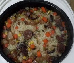营养搭配，为孩子制作美味健康的腊肉饭