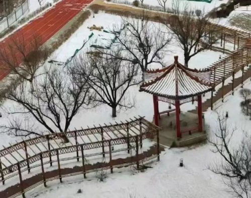 河北张家口下雪了