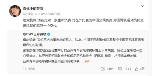 张志杰猝死事件后世界羽联更改规则