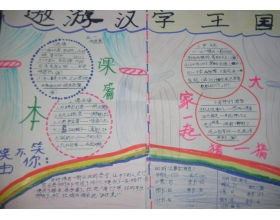 简单又漂亮的汉字手抄报，让传统文化焕发新光彩
