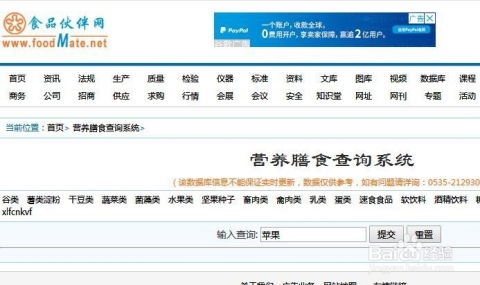 如何查询食物营养成分含量，为健康饮食导航