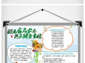 中学生营养食谱手抄报，健康饮食，智慧成长