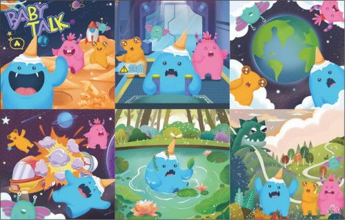 探索儿童玩乐世界，英文单词与游戏活动