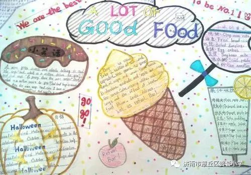 简易食物营养手抄报制作指南，色彩与知识的艺术融合