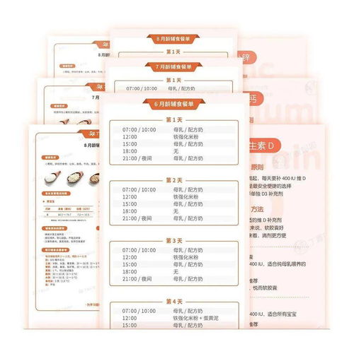 打造健康饮食，育儿专家教你如何制作营养食谱表格