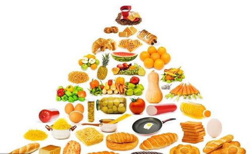 营养小报，用食物简笔画教孩子认识健康饮食