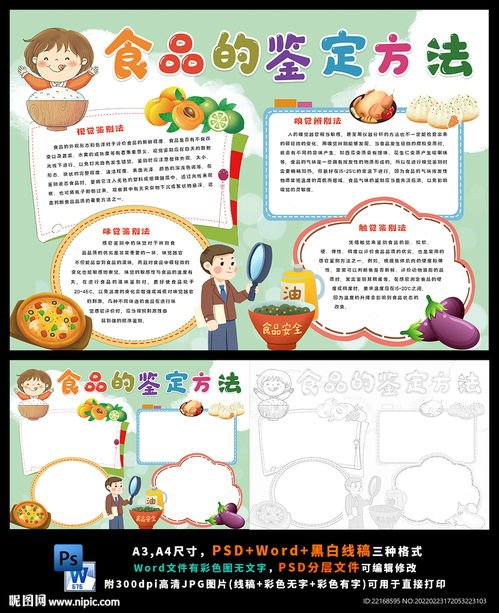 宝宝健康成长的营养指南，食物营养小报