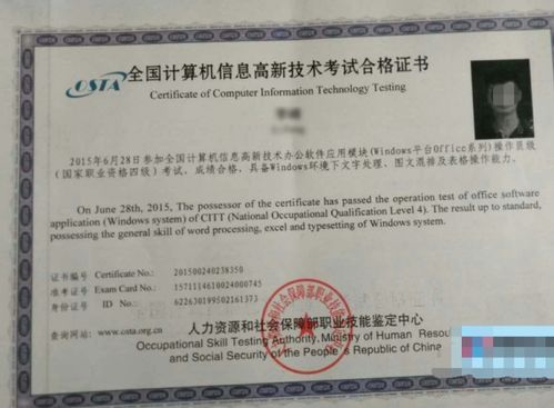 OSTA证书全攻略：快速查询、续期与职业发展，轻松提升就业竞争力