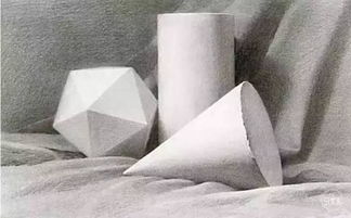 素描石膏几何体入门指南：轻松掌握绘画基本功，快速提升造型能力