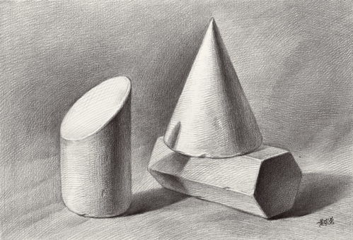 素描石膏几何体入门指南：轻松掌握绘画基本功，快速提升造型能力